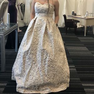 Rose Gold Prom Dress